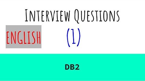 IBM i, AS400 Tutorial, iSeries, System i -5 Interview Questions for IBM DB2_part1_ENGLISH