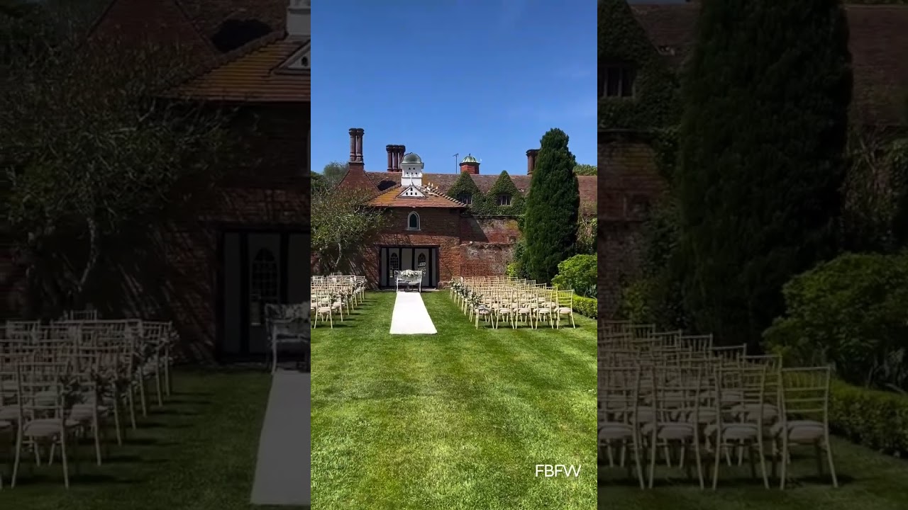 Woodhall Manor is home to one of the most picturesque outdoor ceremony spaces 