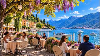 Bellagio, Italy 🇮🇹 One of Lake Como's Most Beautiful Villages - Sunrise Countryside Walking Tour 4K
