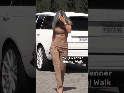 Kylie Jenner Model Walk Vs Normal Walk #shorts #viral #kyliejenner