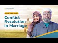 Critical issues seminar on conflict resolution in marriage