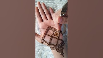 Simple mehndi design | Easy mehndi design | mehndi design | Front hand mehndi design #mehndi #henna