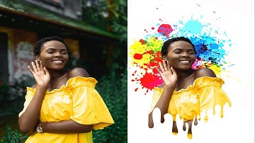 Photoshop Tutorial Paint Splatter Photo Effect