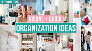 10 Home Organization Ideas that are LIFE CHANGING! *Hot Mess House organizing!* | The DIY Mommy