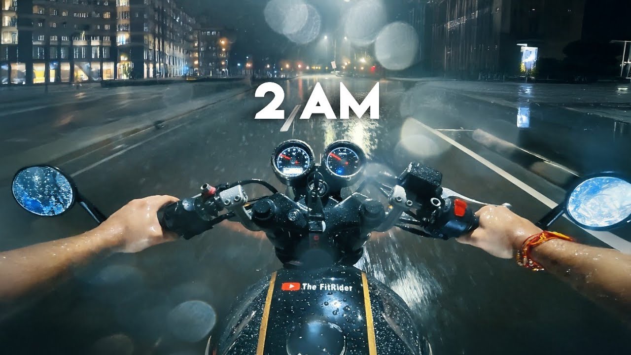2AM RAIN RIDE WITH MY GT650 + (Behind The Scenes)