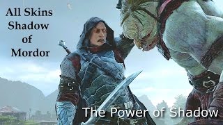 Shadow of Mordor All skins. Middle Earth outfits and character customization