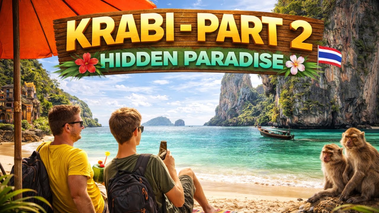 Krabi Hidden Paradise 🇹🇭 | Railay, Phra Nang & Jungle Trails | Part 2