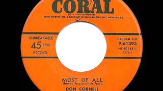 Watch Don Cornell Most Of All video