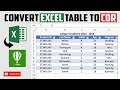 Import Excel Table in CorelDraw Very Easy Way || X5, X7, X8, Any Version