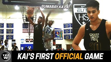 Solid Debut ni Kai Sotto para sa The Skills Factory | vs IMG Academy