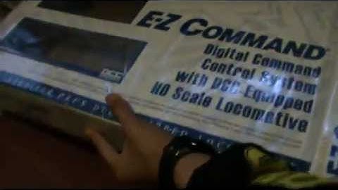 Opening the Bachmann EZ Command Digital Control system with DCC Fitted loco
