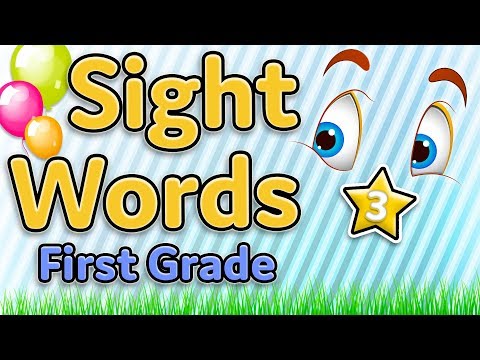 Sight Words - First grade Dolch list