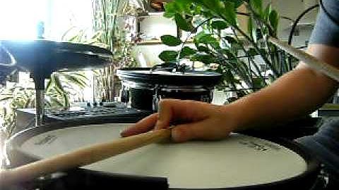 E-Snare drum with 4 zones + 2 muted zones+Pos sensing