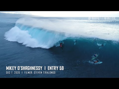 Mikey O'Shaghnessy at Pipeline Dec 7, 2020 | Drone Angle