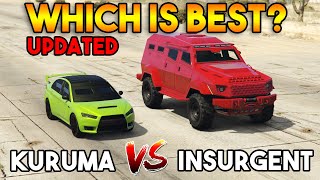 GTA 5 ONLINE : INSURGENT VS KURUMA ARMORED (WHICH IS BEST ARMORED VEHICLE?)