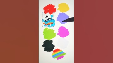 Which Is your Favorite color #procreate #shorts #Numberblocks