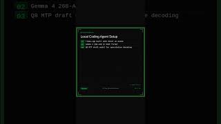 Can you set up a local coding agent on macOS for faster development?