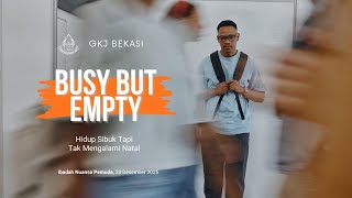 Ibadah Pemuda 28 Desember 2025 | 'Busy but Empty' | Pdt. Eunike Trikayasuddhi, S.Si