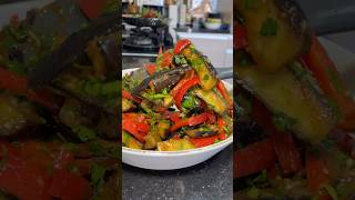 Ароматная закуска из баклажанов 🍆🌶️