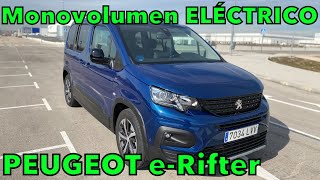 Peugeot e-Rifter 2022 la REVOLUCIÓN DE LOS MONOVOLÚMENES ELÉCTRICOS Review, prueba y opinión MOTORK
