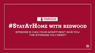 #StayatHome with Redwood: You'll Love this Storage Space