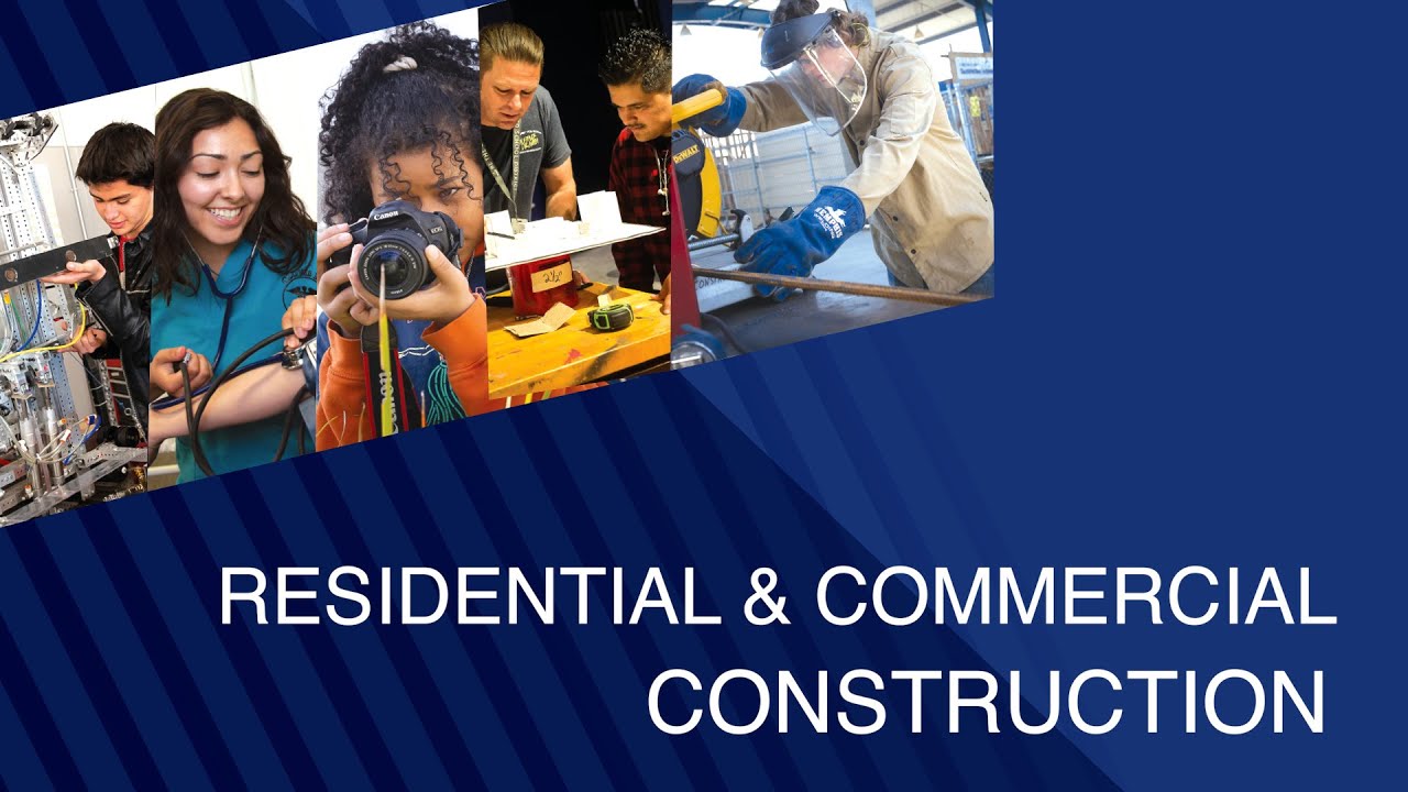 CTE Residential And Commercial Construction - YouTube