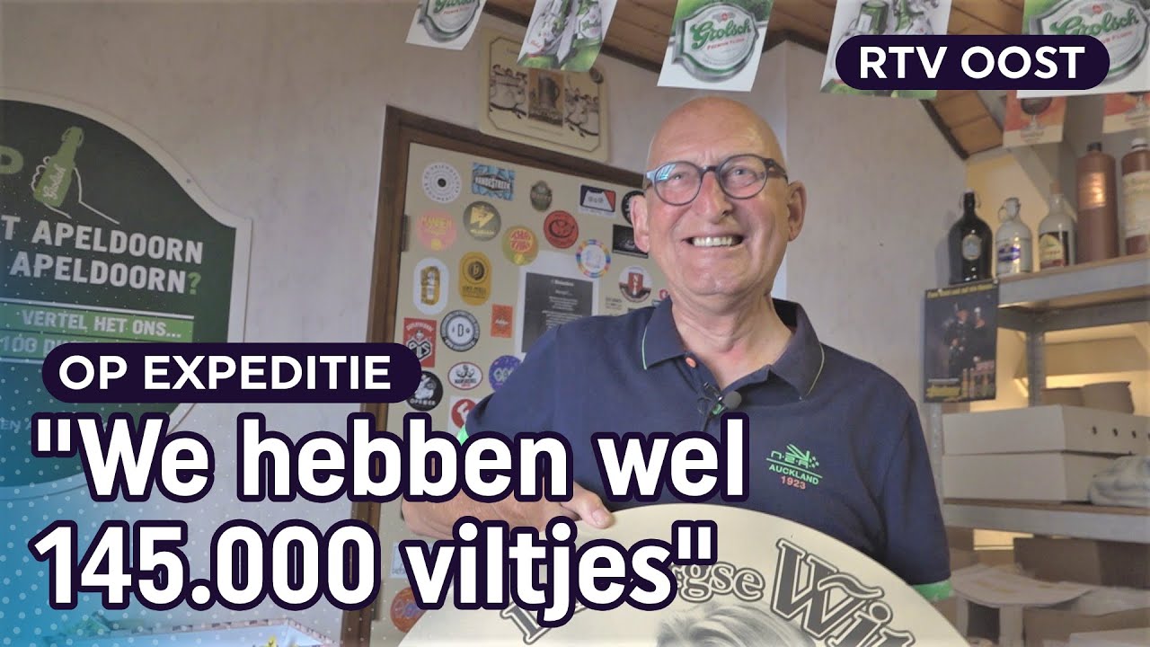 Jan en Annie zijn de grootste bierviltjesverzamelaars van Nederland | RTV Oost