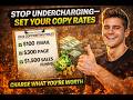 Stop Undercharging  Set Your Copy Rates