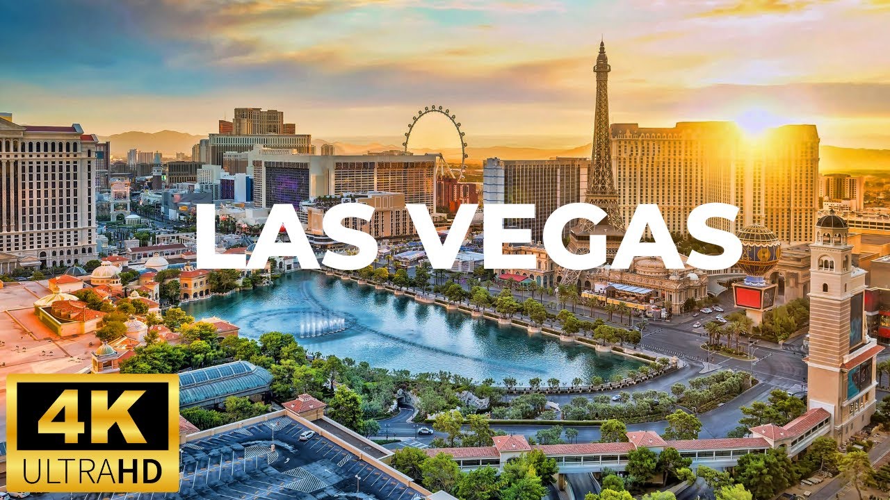 Vegas 4K: Explore the World of Glamour | FLYING OVER LAS Vegas (LV) 4K UHD