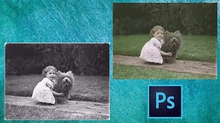 Photo colorization time lapse