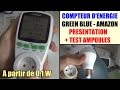 Testeur de consommation lectrique amazon green blue gb202 test avis wattmetre