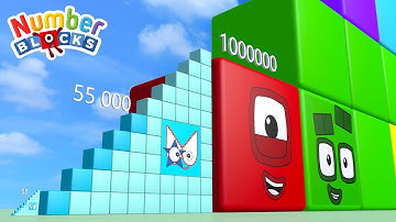 New Meta Numberblocks Standing Tall StepSquad 1 VS 55 VS 10 BILLION Numberblocks Puzzle Tetris Game