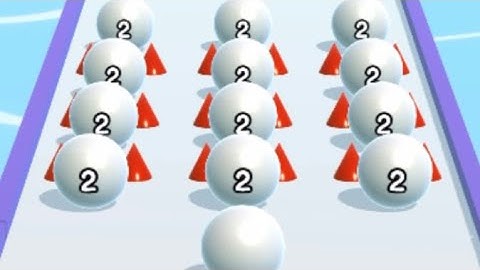 BALL RUN 2048  - All  Levels Gameplay IOS  (Levels 31 - 36).