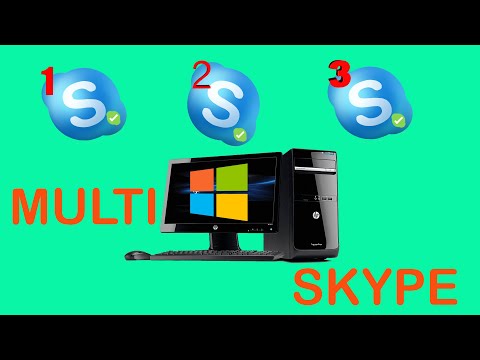 Video: Come Eseguire Due Skype Su Un Computer Contemporaneamente