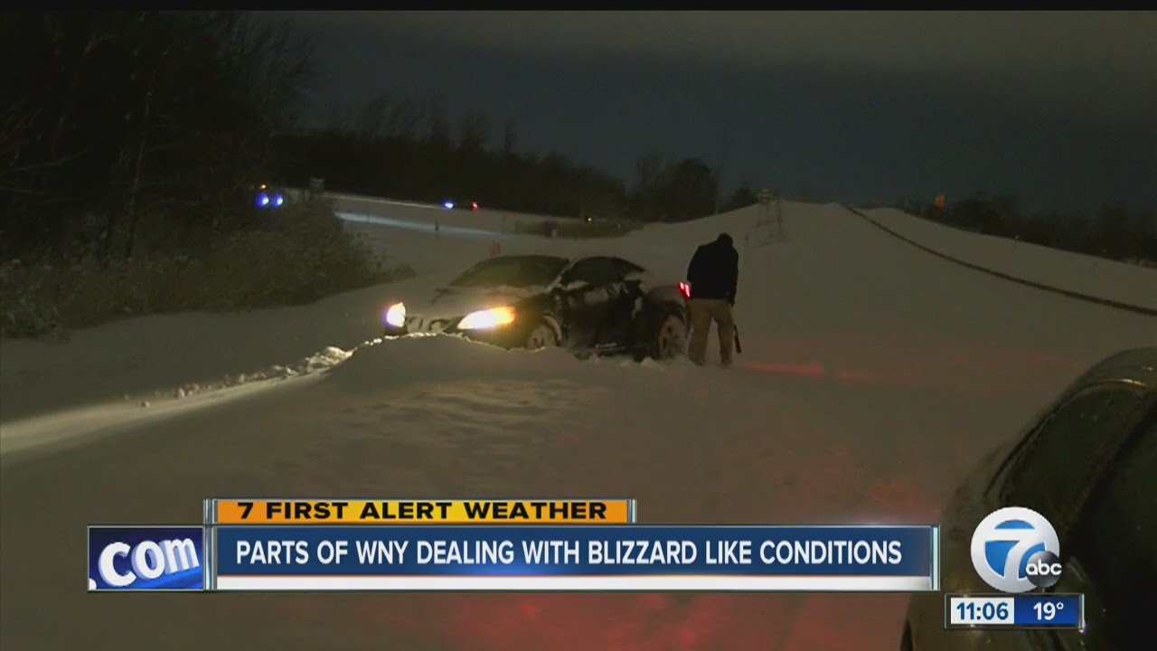Parts of WNY dealing with blizzard-like conditions