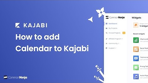 How to add a Calendar to Kajabi