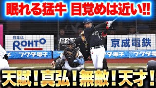 【眠れる猛牛打線】目覚めは近い!? 『天賦！真弘！無敵！天才！ 初回ヒット4本で3得点！』