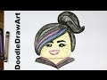 Drawing: How To Draw Lucy Wyldstyle from the Lego Movie - Easy Step by Step tutorial