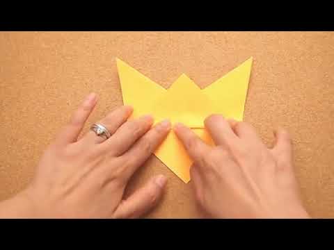 How to a Origami Puppy Finger Puppet