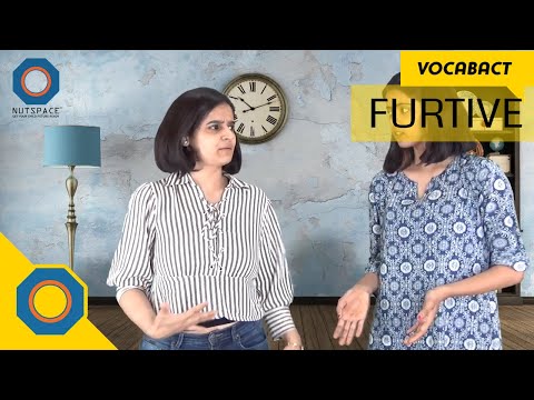 Furtive Meaning | VocabAct | NutSpace