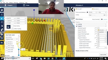 Beginer Support Settings for Cura 2.7.0