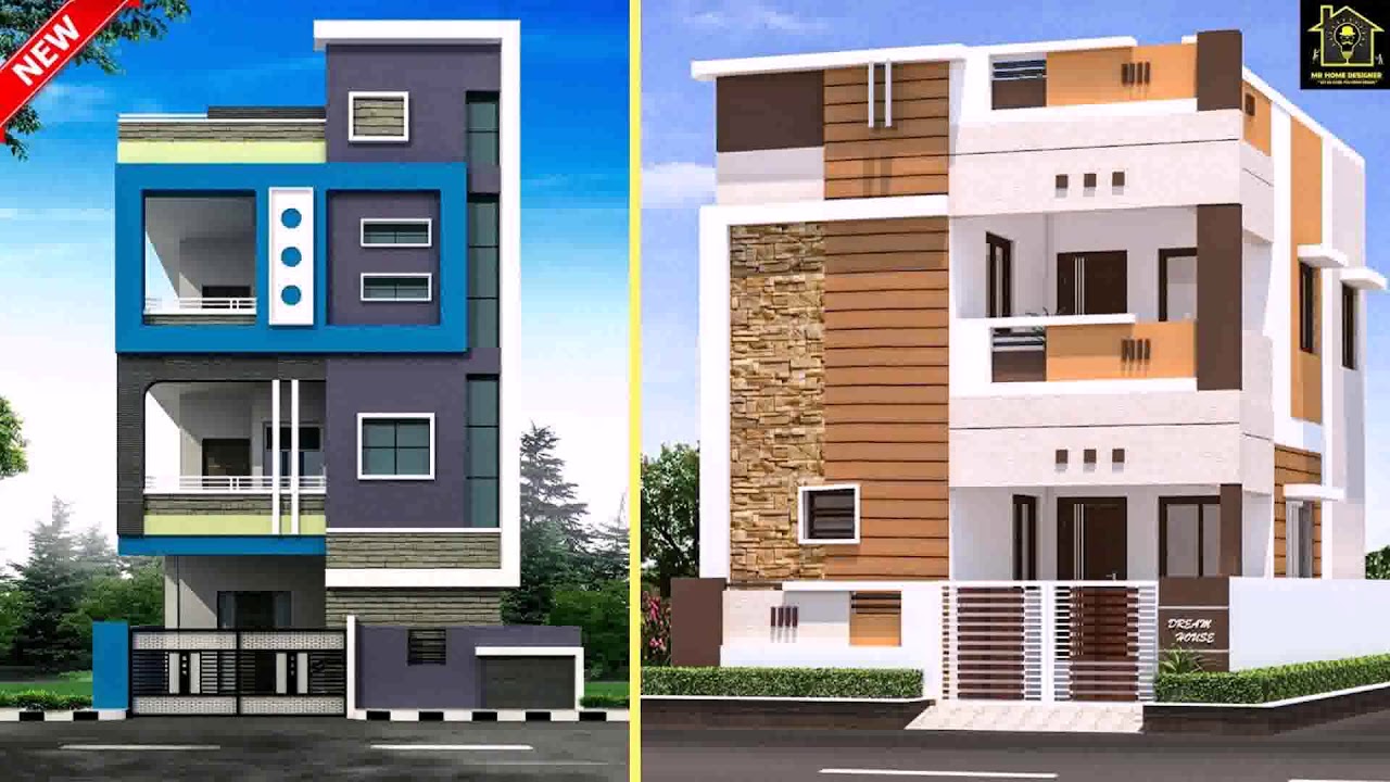 30 Front Elevation Designs For Double Floor House YouTube