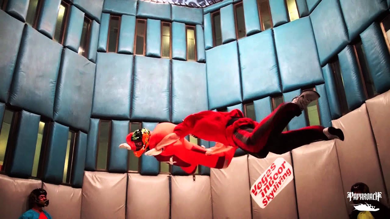 Papa Roach indoor skydiving in Las Vegas!