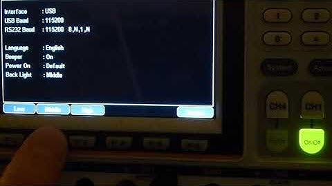 GW Instek GPP 4323 display beep bad noise