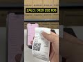 MÁy in bluetooth mini xuất hóa đơn diện tử từ app Tendoo | Quản Pos