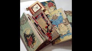 Christmas Junk Journal Collection -  Make your own from the printable journal kit