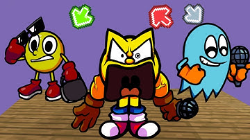 FNF Character Test | Gameplay VS Minecraft Playground | Pacman 2.0 (Inky)