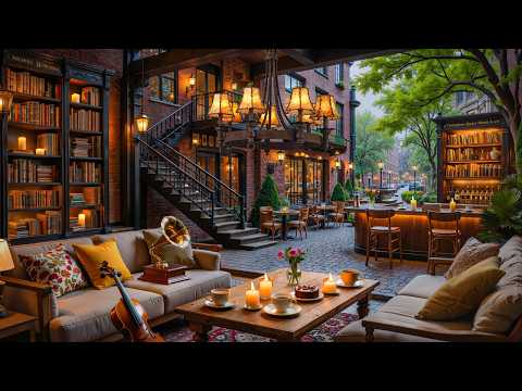 Smooth Coffee Jazz Ambience For Study Work Relaxing Jazz Piano Nature Breeze Quiet City Vibes 