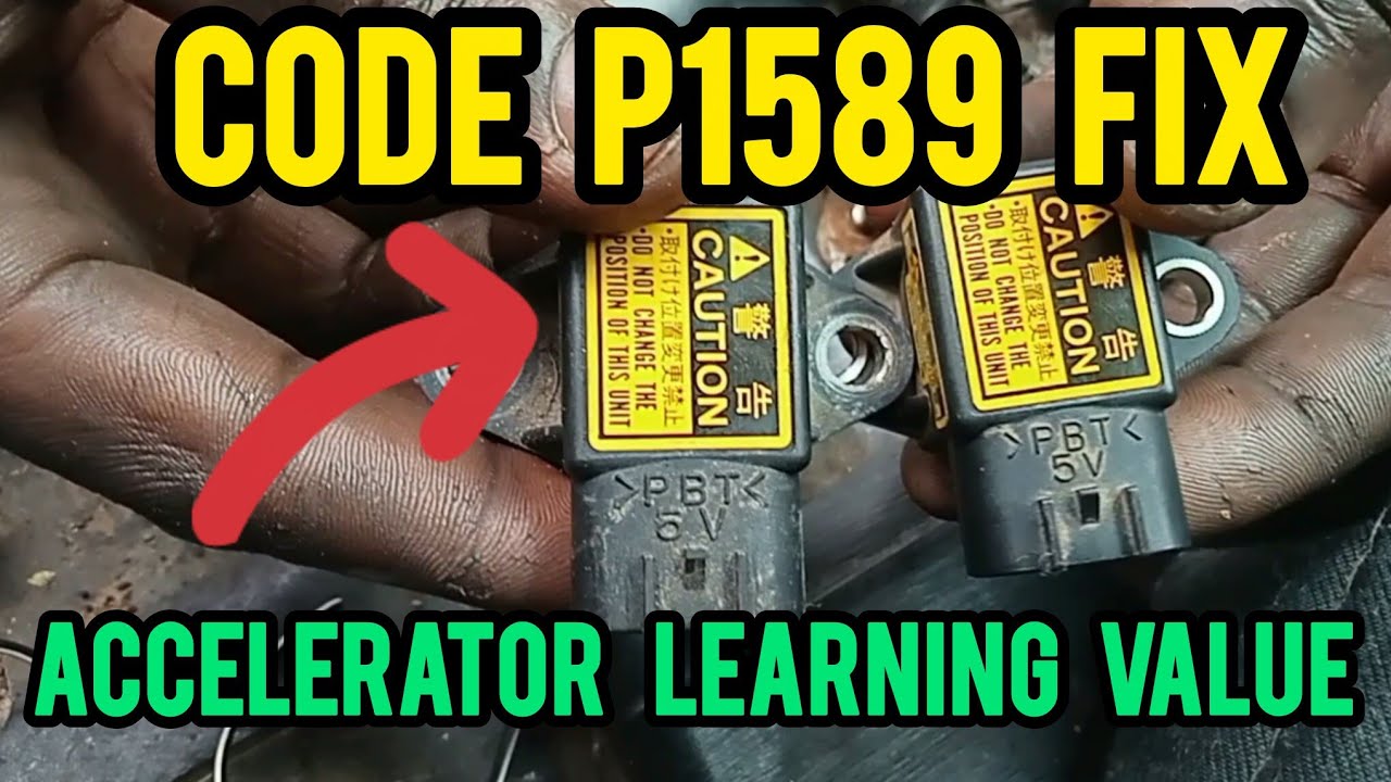 Toyota P1589 Check Engine FIX | Acceleration Sensor Learning Value