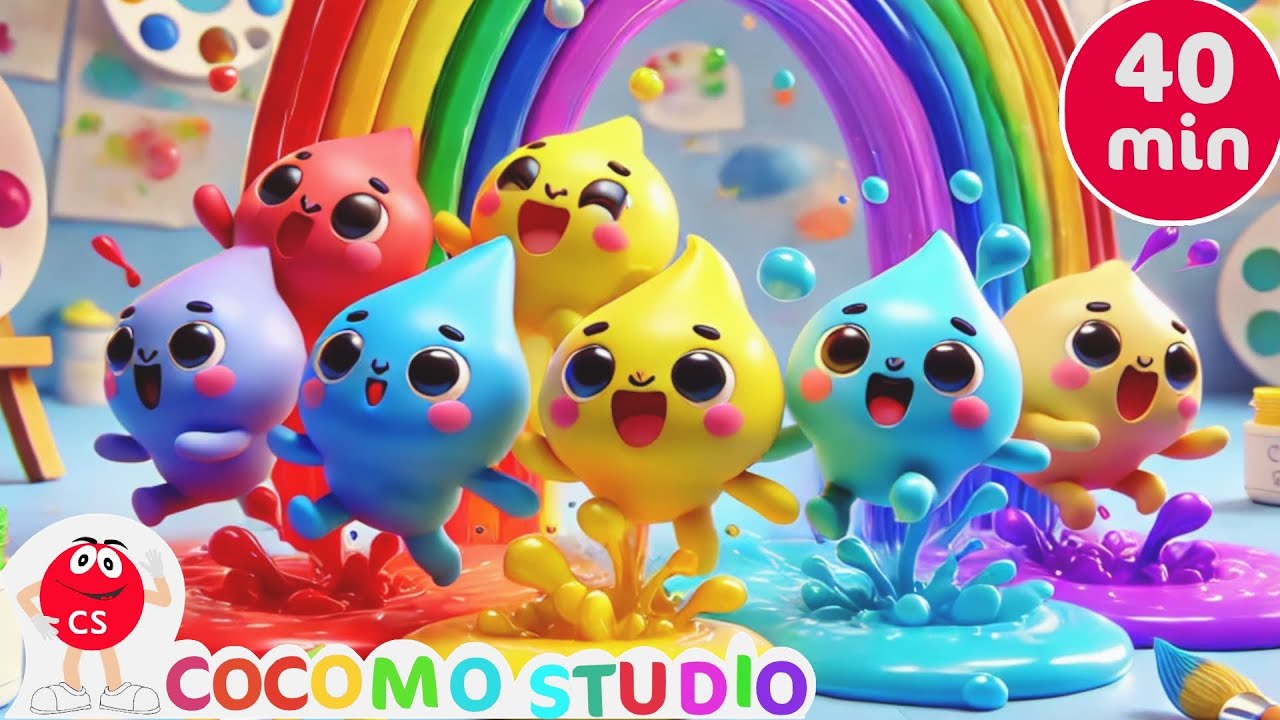 Изучаем цвета с помощью музыки | Веселая песенка про цвета для детей